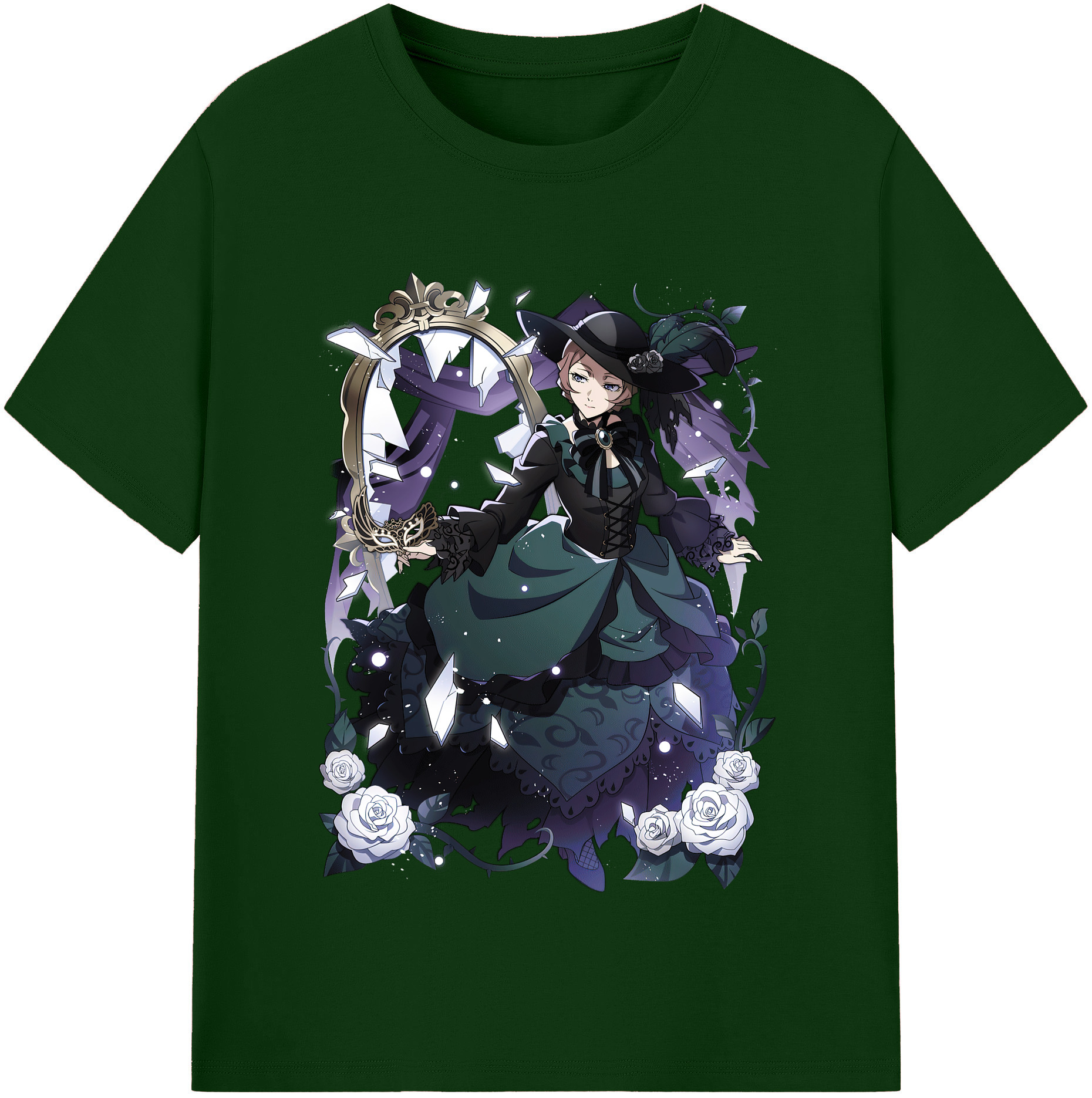 （画像用） 文豪ストレイドッグス Bungo Stray Dogs 綿100％半袖Tシャツ（フロントプリント）